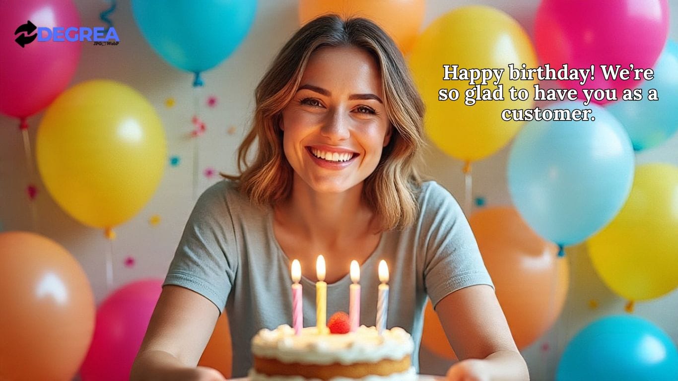 Edit Birthday Wishes for Customer